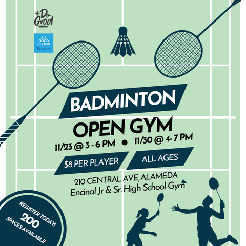 Smash Your Way to Fun and Fitness at Do Good Sports Club's Badminton Open Gym!