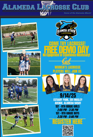 Game On, Alameda! FREE Lacrosse Demo Day with Cal Bears